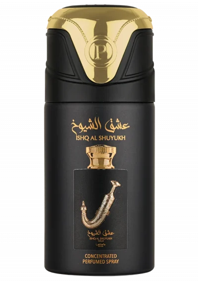DEO PERFUMED SPRAY ISHQ AL SHUYUKH 250ML COLLECTION - DOZEN (12 pieces)