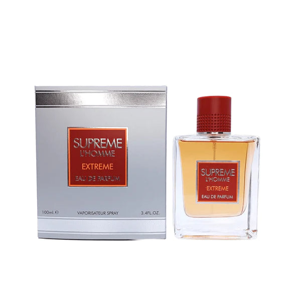 SUPREME L'HOMME EXTREME 100ML PERFUME - FRAGRANCE WORLD - DOZEN (12 Pieces)