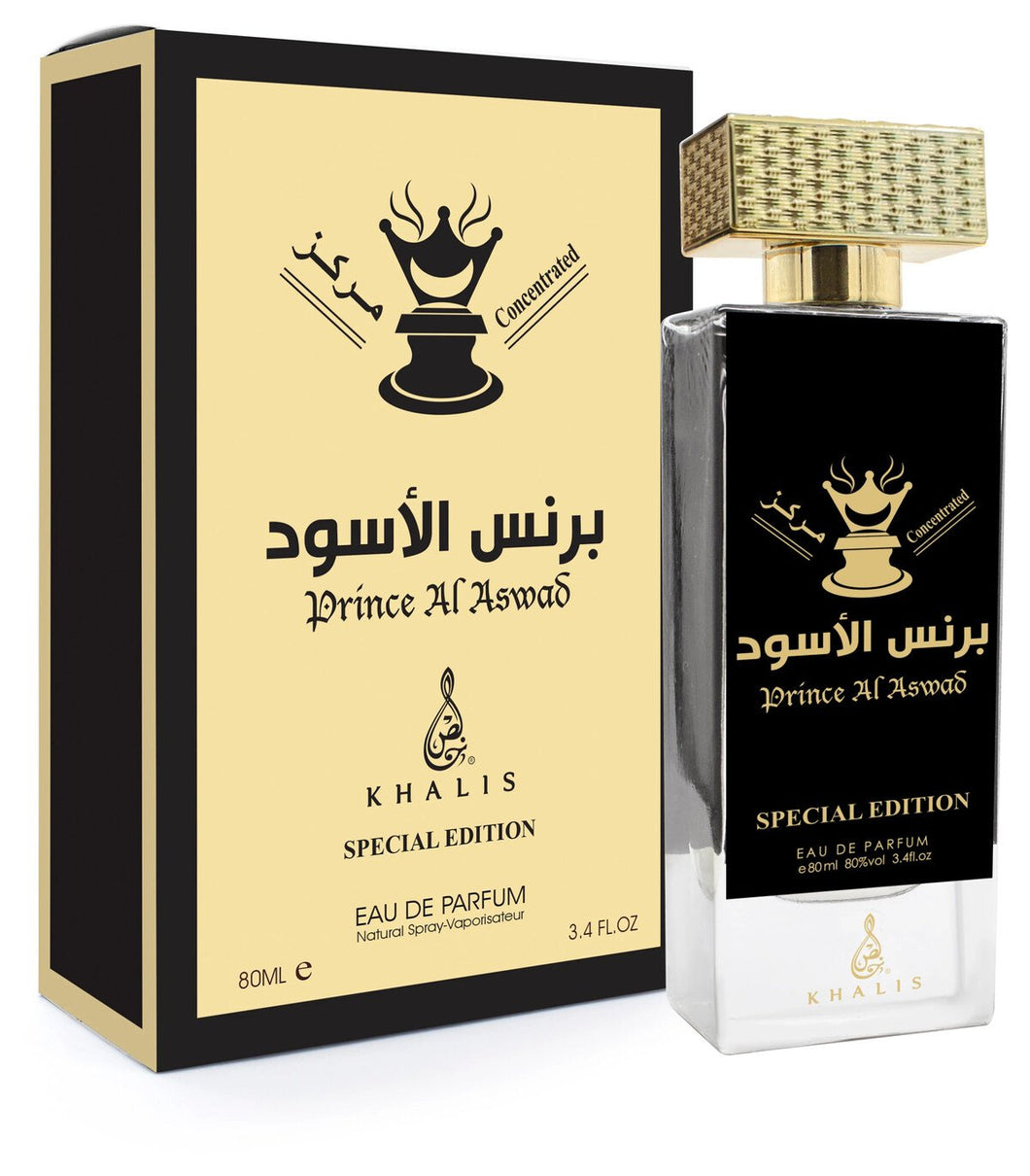 PRINCE AL ASWAD 80ML - KHALIS -DOZEN (12 pieces)