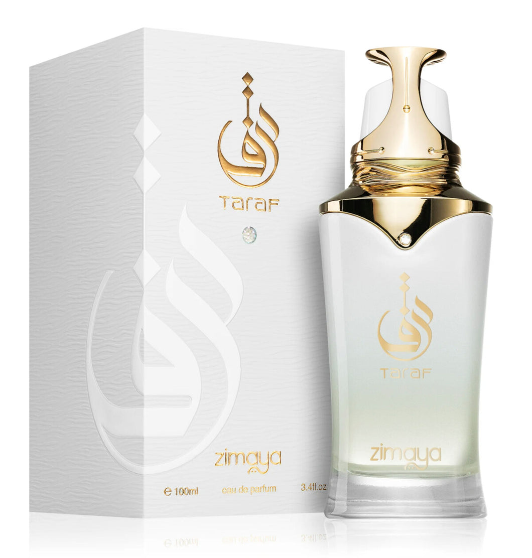 TARAF WHITE PERFUME 100ML - ZIMAYA - DOZEN (12 PIECES)