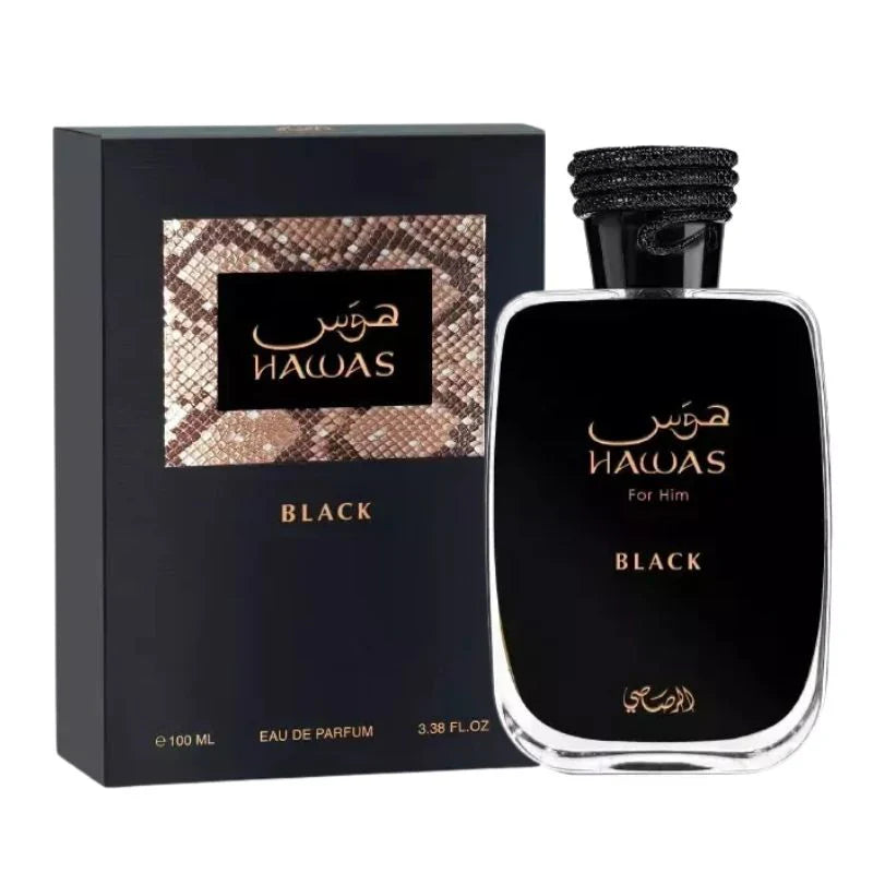 HAWAS BLACK 100ML - RASASI -DOZEN (12 pieces)