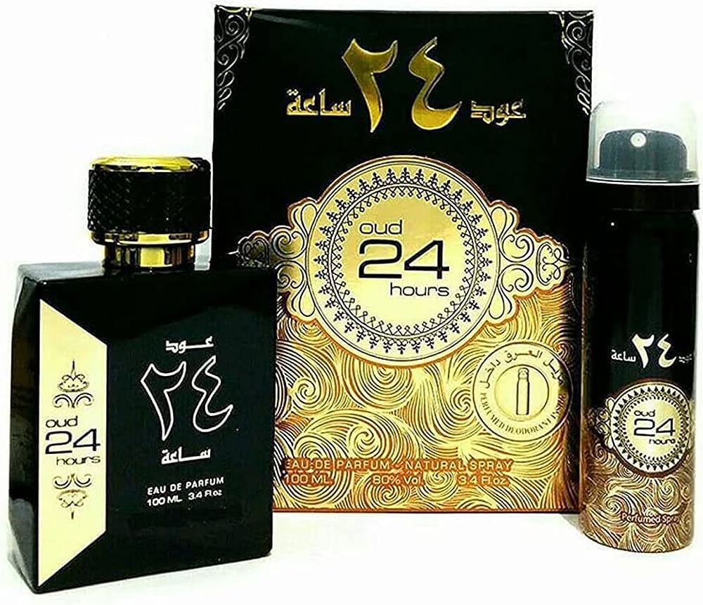 SPRAY OUD 24 HOURS 100ML WITH DEO 50ML -DOZEN (12 pieces)