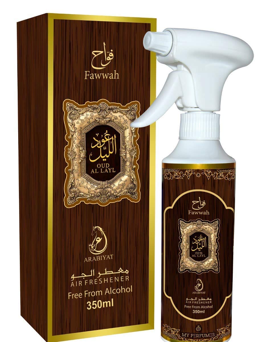 AIR FRESHNER OUD AL LAYL 500ML - ARABIYAT - DOZEN (12 pieces)