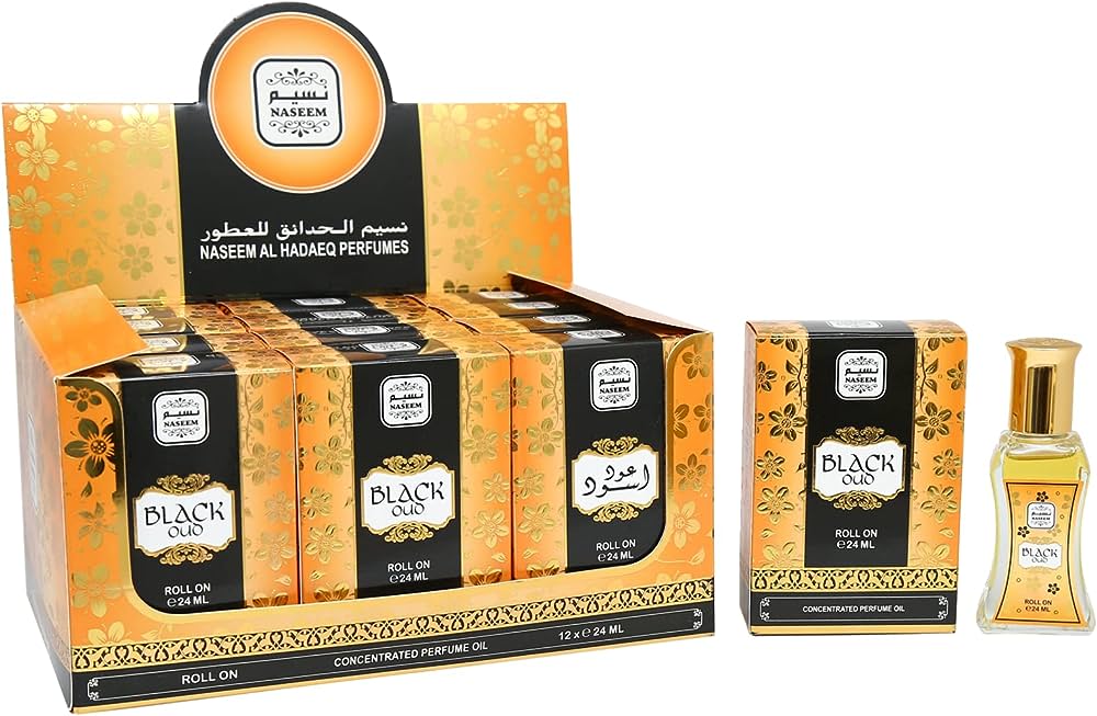 NASEEM AL HADAEQ ROLL ON  PERFUME OIL COLLECTION 24ML -DOZEN (12 pieces)