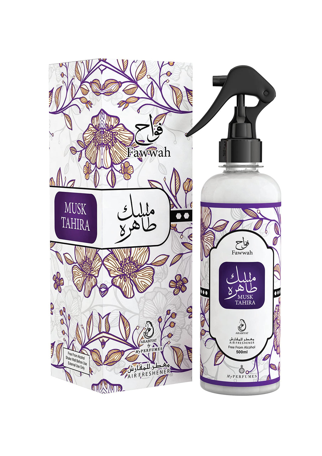 AIR FRESHNER MUSK TAHIRA 500ML - ARABIYAT - DOZEN (12 pieces)