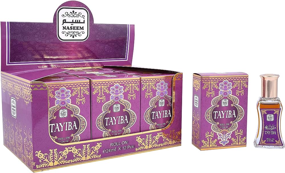 NASEEM AL HADAEQ ROLL ON  PERFUME OIL COLLECTION 24ML -DOZEN (12 pieces)