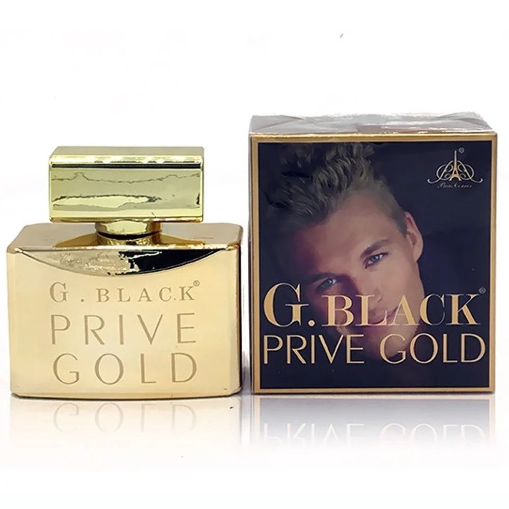 G.BLACK PRIVE GOLD 100ML - PARIS CORNER - DOZEN (12 PIECES)