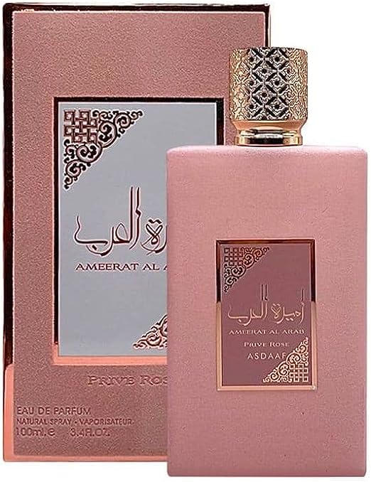 AMEERAT AL ARAB PRIVE ROSE 100ML - ASDAAF - DOZEN (12 pieces)