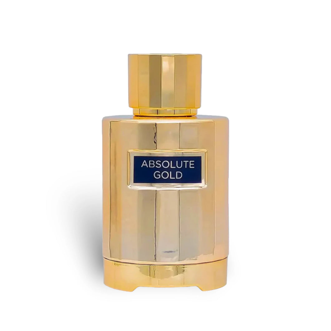 ABSOLUTE GOLD 100ML - FRAGRANCE WORLD  - DOZEN (12 Pieces)