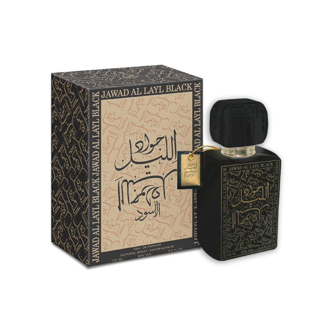 JAWAD AL LAYL BLACK 100ML- KHALIS -DOZEN (12 pieces)