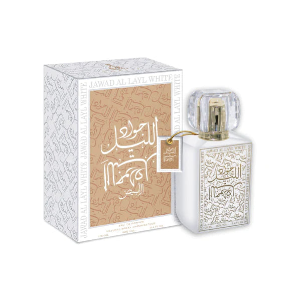 JAWAD AL LAYL WHITE 100ML - KHALIS- DOZEN (12 PIECES)