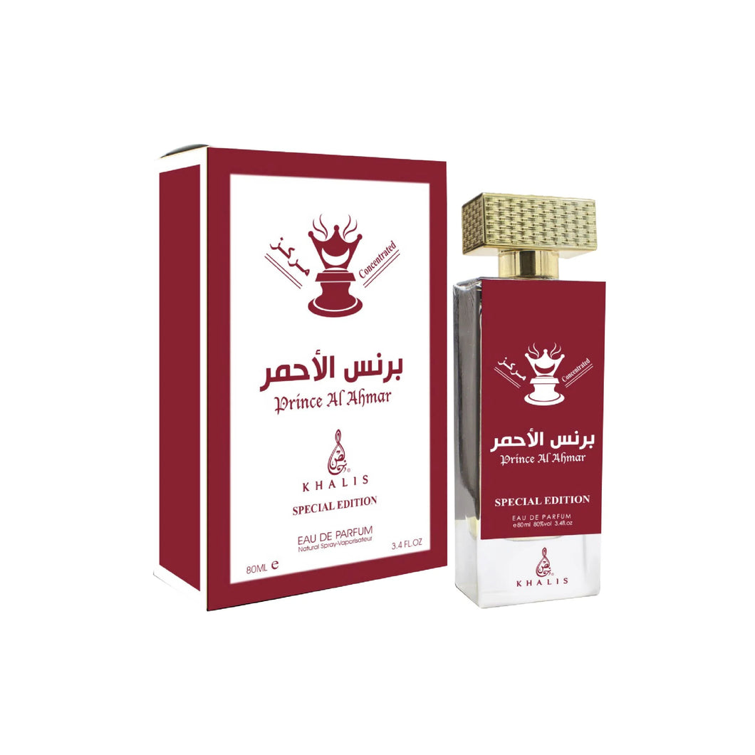 PRINCE AL AHMAR SPECIAL EDITION 80ML - KHALIS -DOZEN (12 pieces)