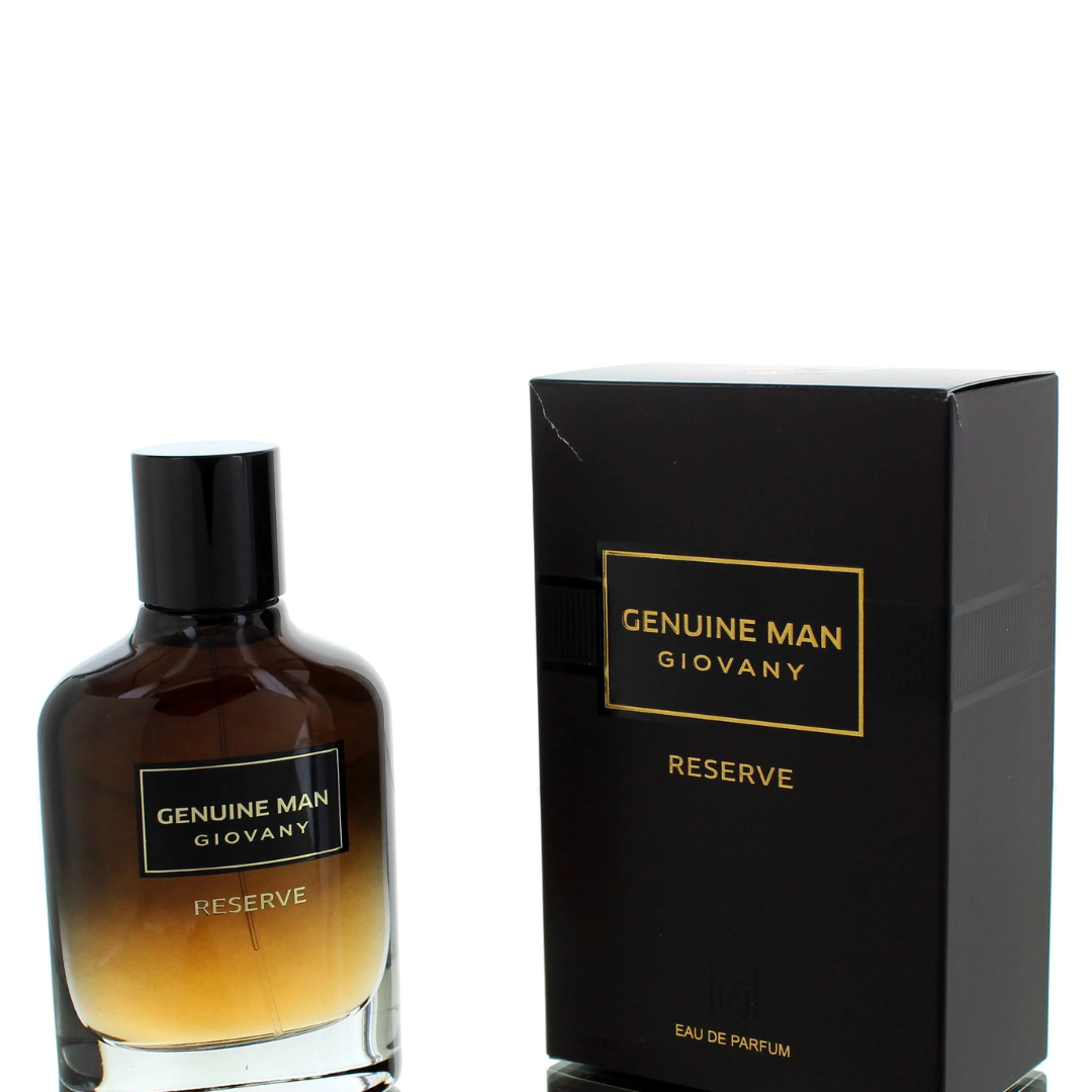 GENUINE MAN RESERVE 100ML - FRAGRANCE WORLD - DOZEN (12 Pieces)