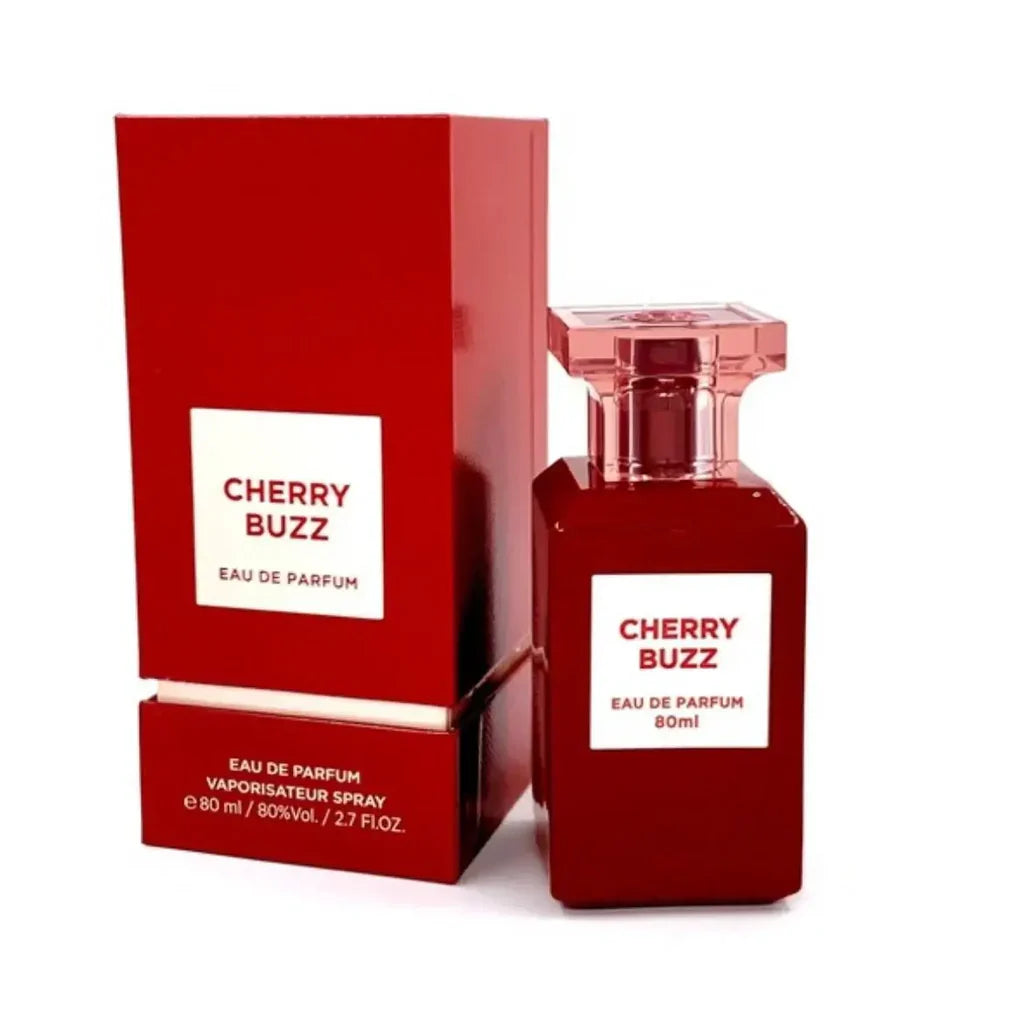 CHERRY BUZZ 80ML - FRAGRANCE WORLD  - DOZEN (12 Pieces)