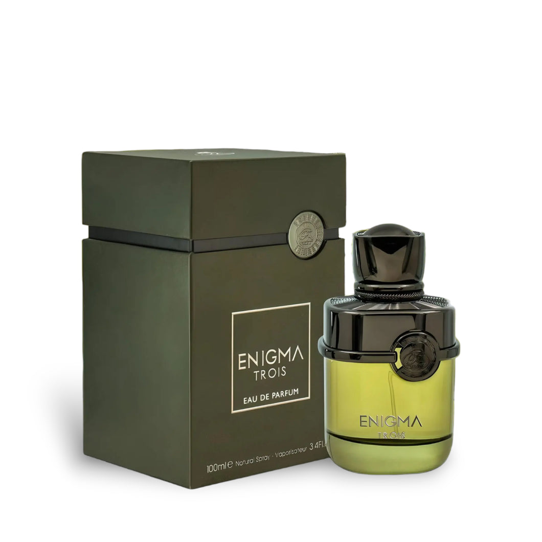 ENIGMA TROIS 100ML - FRAGRANCE WORLD  - DOZEN (12 Pieces)