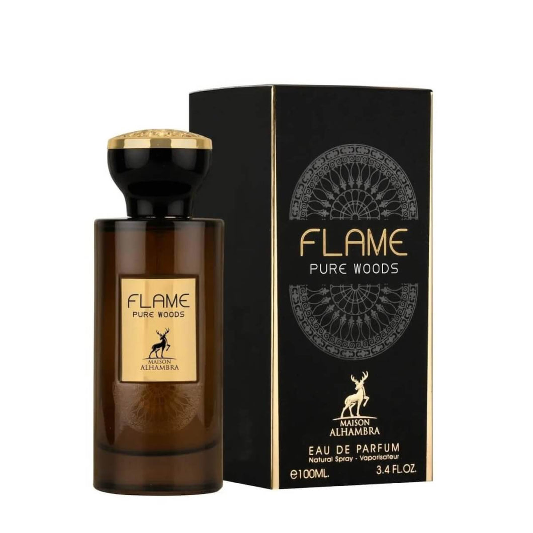 FLAME PURE WOODS 100ML - AL HAMBRA - DOZEN (12 pieces)