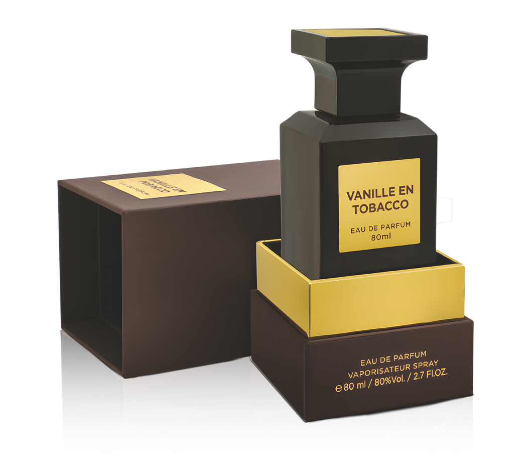 VANILLE EN TOBACCO 80ML - FRAGRANCE WORLD  - DOZEN (12 Pieces)