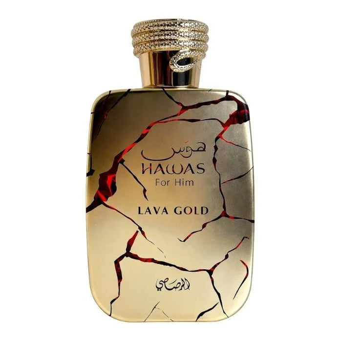 HAWAS LAVA GOLD 100ML - RASASI -DOZEN (12 pieces)
