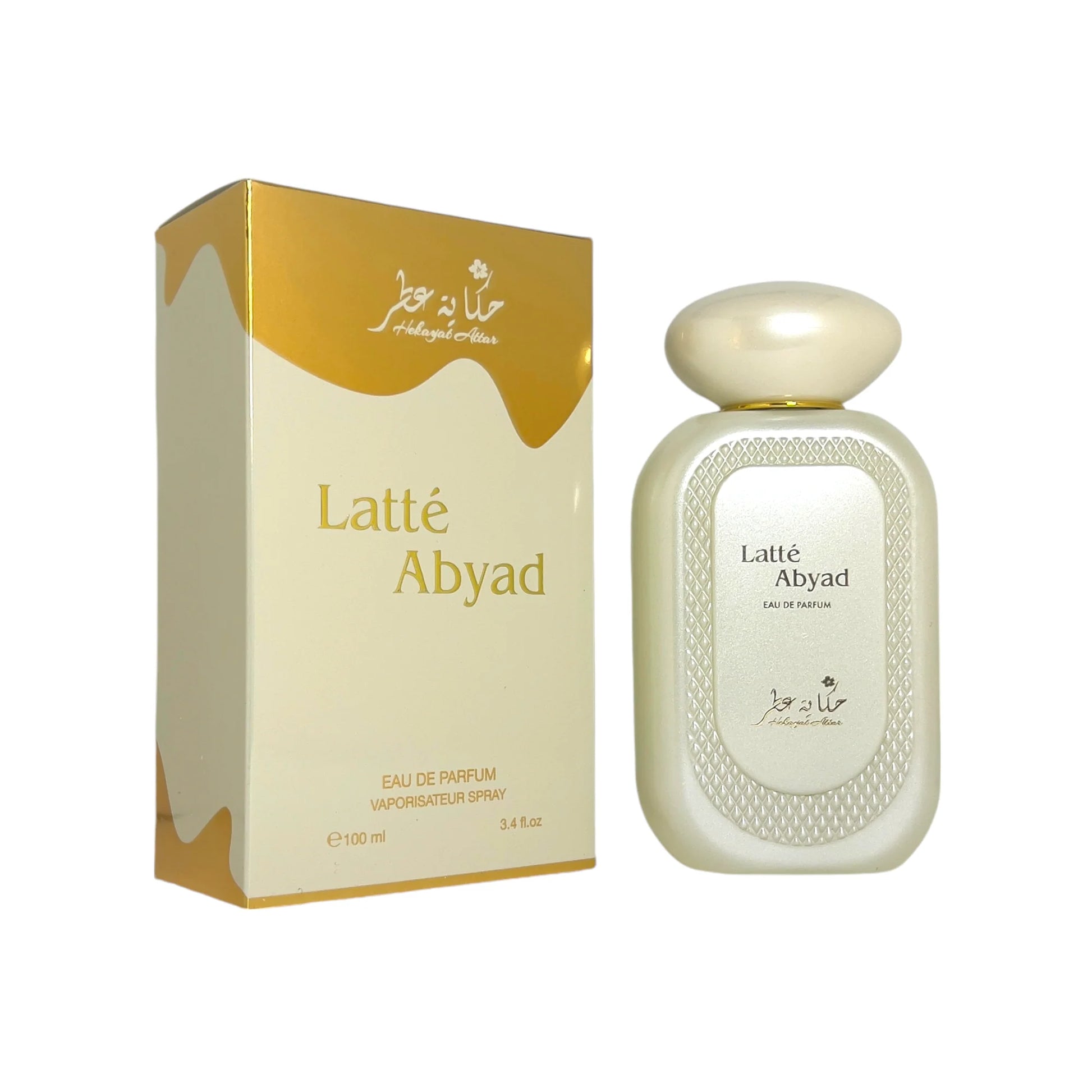 LATTE ABYAD 100ML - HEKAYAT ATTAR -DOZEN (12 pieces)