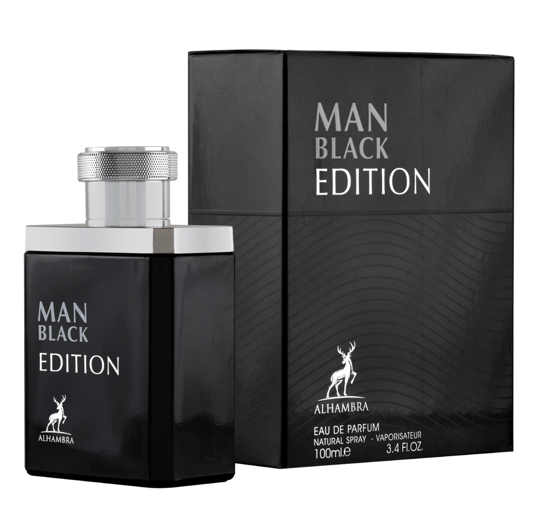 MAN BLACK EDITION 100ML - AL HAMBRA - DOZEN (12 pieces)