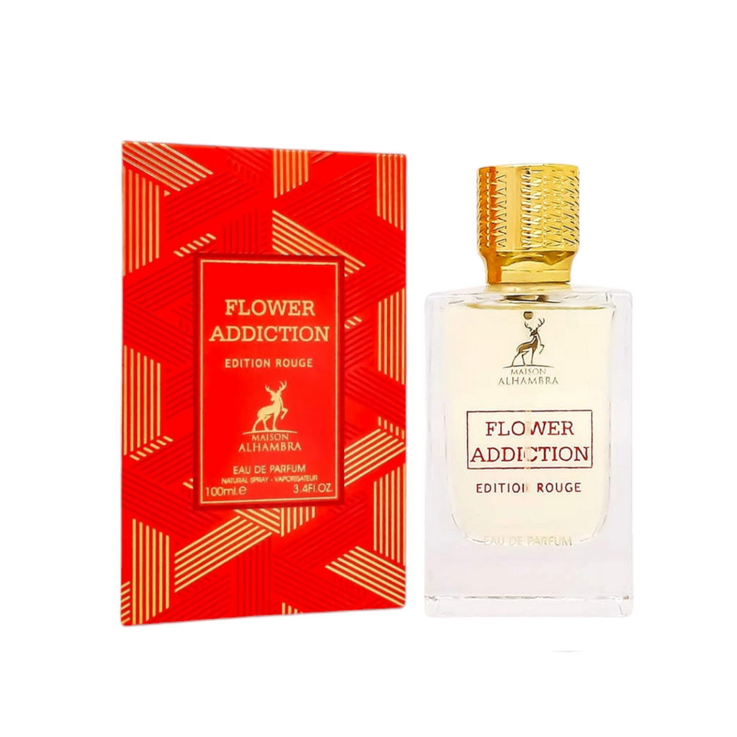 FLOWER ADDICTION ROUGE EDITION 100ML - AL HAMBRA -DOZEN (12 pieces)