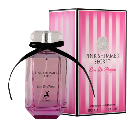 PINK SHIMMER SECRET 100ML - AL HAMBRA -DOZEN (12 pieces)