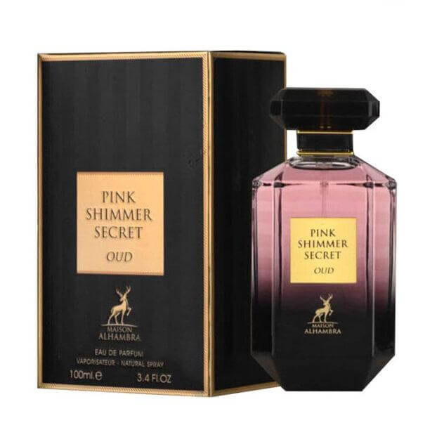 PINK SHIMMER SECRET OUD 100ML - AL HAMBRA -DOZEN (12 pieces)