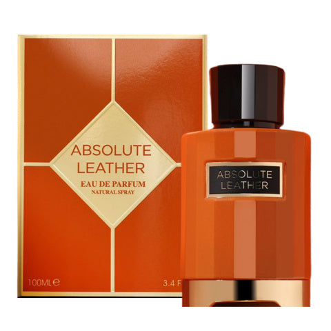 ABSOLUTE LEATHER 100ML - FRAGRANCE WORLD  - DOZEN (12 Pieces)