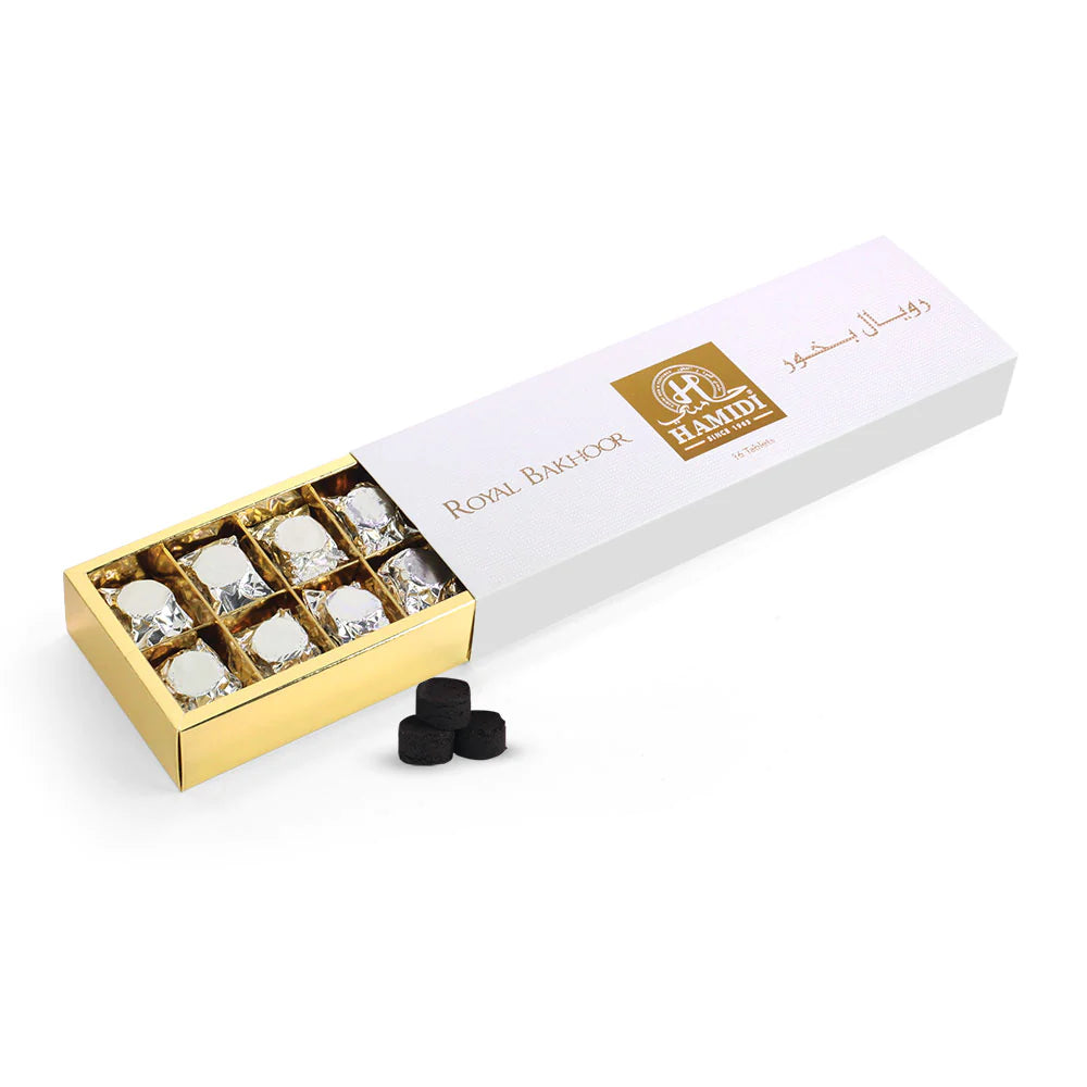 ROYAL BAKHOOR 16 TABLETS - HAMIDI - DOZEN (12 pieces)
