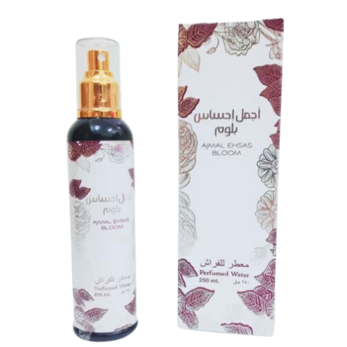 PERFUMED WATER AJMAL EHSAS BLOOM 250ML - LATTAFA -DOZEN (12 pieces)