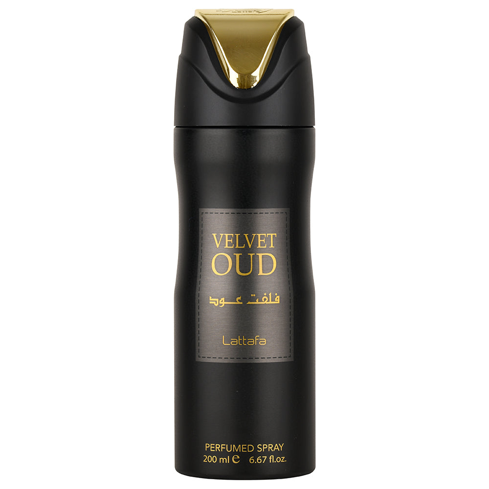 DEO PERFUMED SPRAY VELVET OUD 200ML - DOZEN (12 pieces)