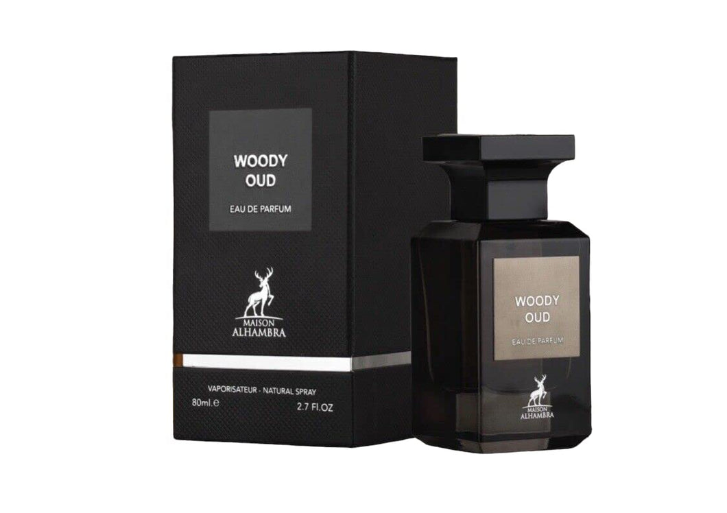 WOODY OUD 80ML - AL HAMBRA -DOZEN (12 pieces)