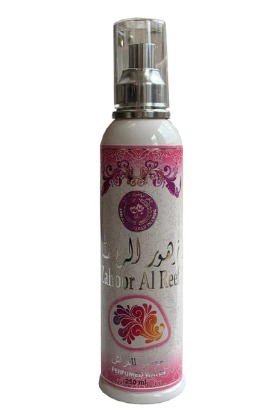 PERFUMED WATER ZAHOOR AL REEF 250 ML - ARD AL ZAAFARAN  - DOZEN (12 pieces)