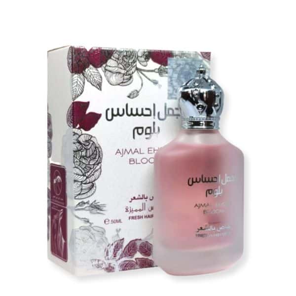 HAIR MIST PERFUME AJMAL EHSAS BLOOM 50ML- ARD ALZAAFARAN - DOZEN (12 pieces)