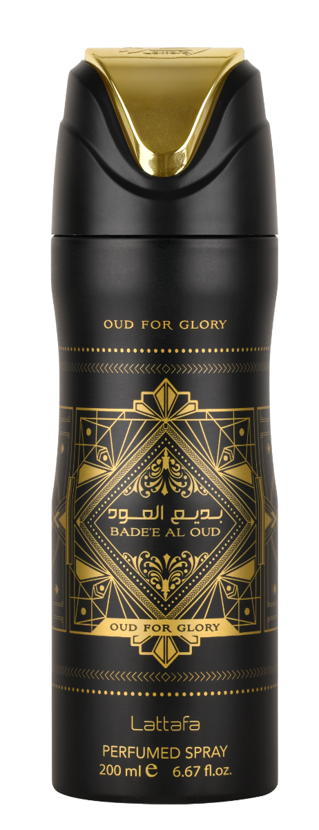 DEO PERFUMED SPRAY BADEE AL OUD 200ML - DOZEN (12 pieces)