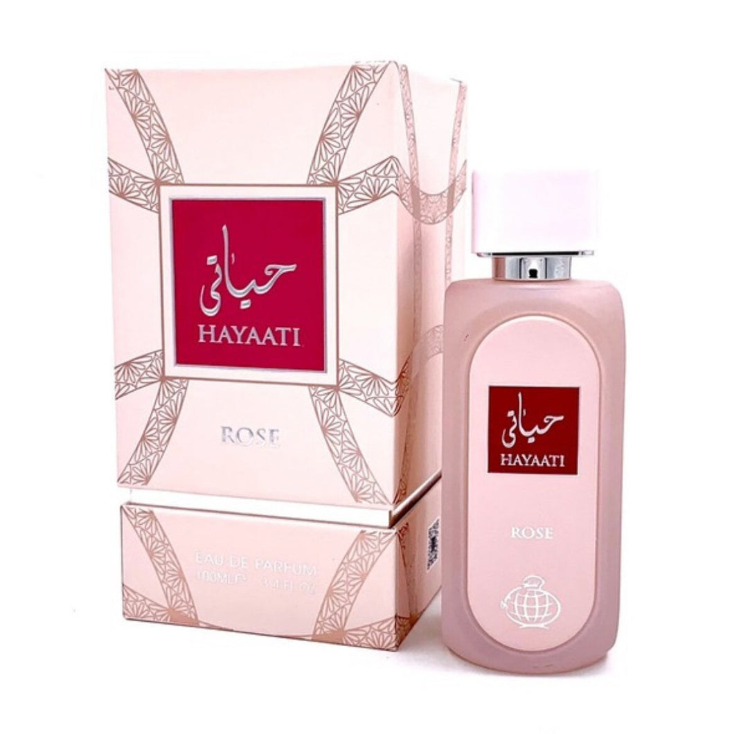 HAYAATI ROSE 100ML - FRAGRANCE WORLD  - DOZEN (12 Pieces)