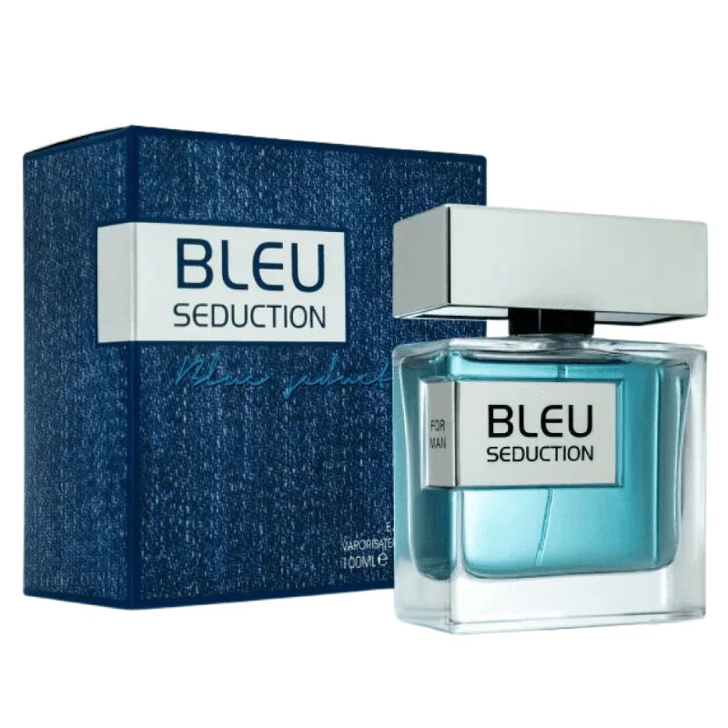 BLEU SEDUCTION 100ML - FRAGRANCE WORLD - DOZEN (12 Pieces)