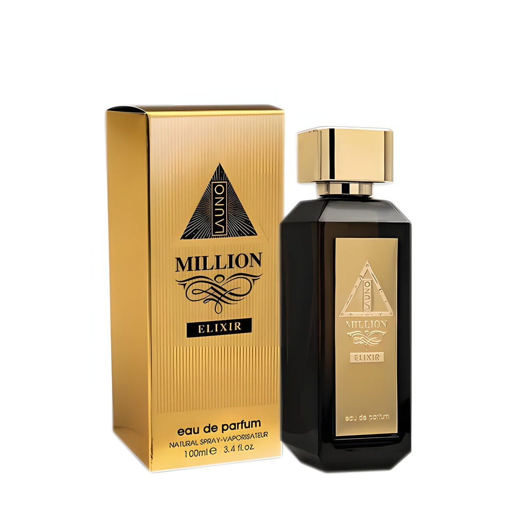 LA UNO MILLION ELIXIR 100ML - FRAGRANCE WORLD  - DOZEN (12 Pieces)