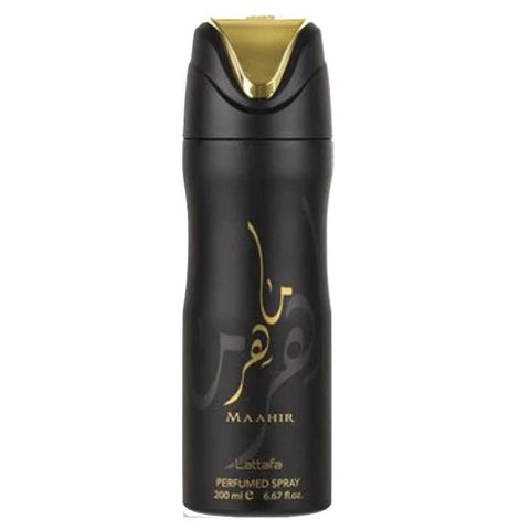 DEO PERFUMED SPRAY MAAHIR 200ML - DOZEN (12 pieces)