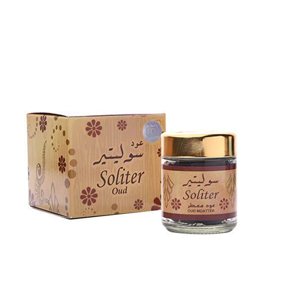 BAKHOOR OUD MU ATTAR SOLITER 50G - BANAFA - DOZEN (12 pieces)