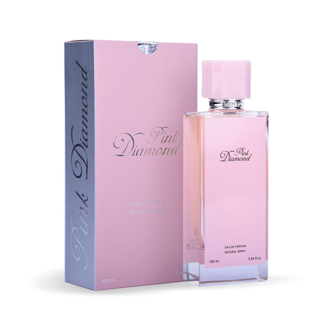 PERFUME SPRAY PINK DIAMOND 100ML - BANAFA - DOZEN (12 pieces)