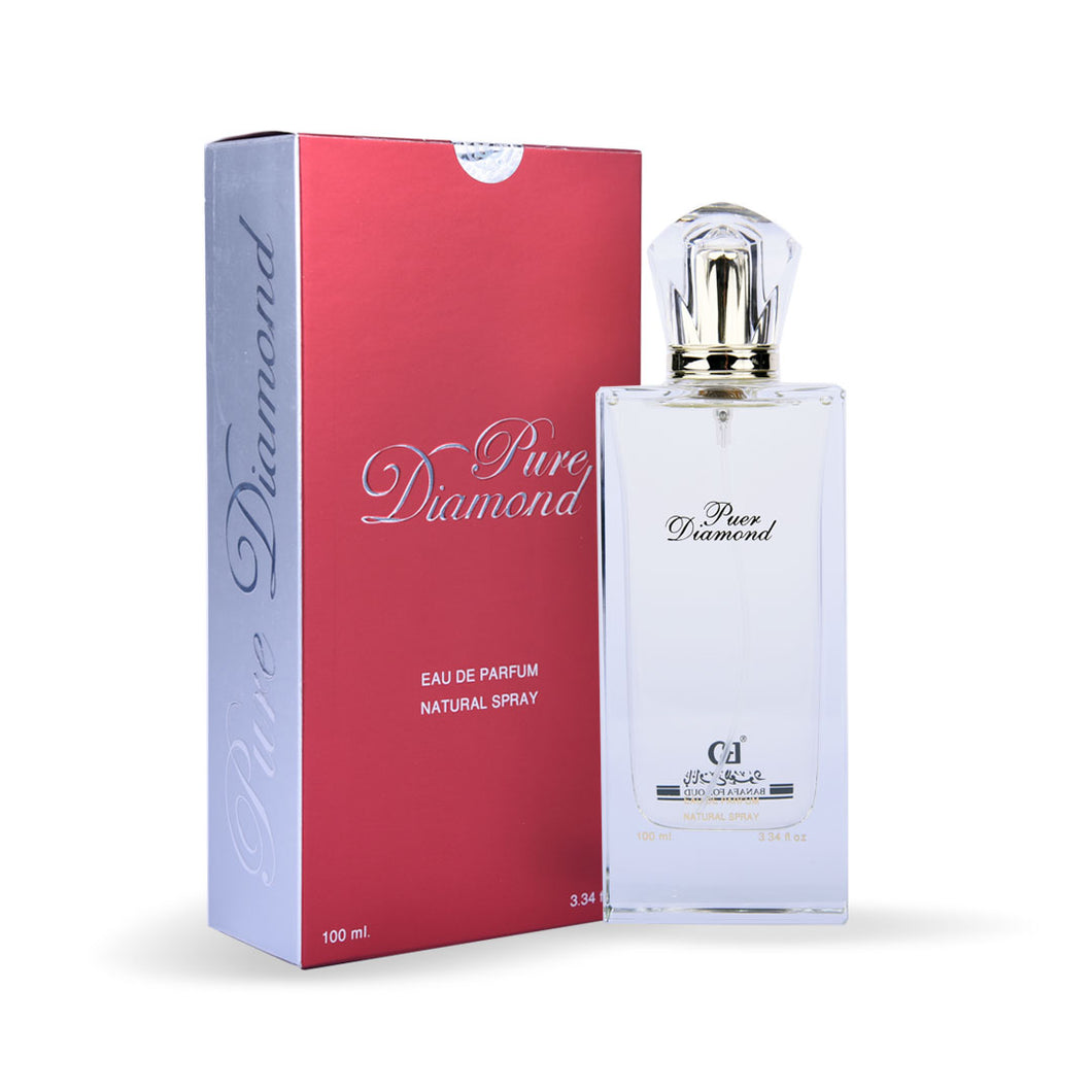 PERFUME SPRAY PURE DIAMOND 100ML- BANAFA - DOZEN (12 pieces)