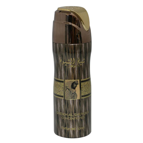 DEO PERFUMED SPRAY SHEIKH AL SHUYUKH 200ML COLLECTION - DOZEN (12 pieces)