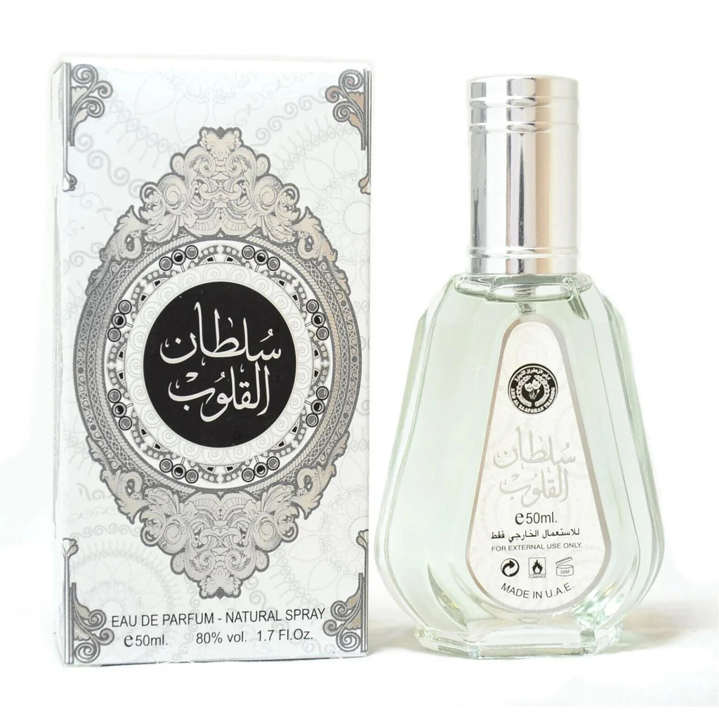 SPRAY SULTAN AL QULOOB 50ML - ARD AL ZAAFARAN -DOZEN (12 pieces)