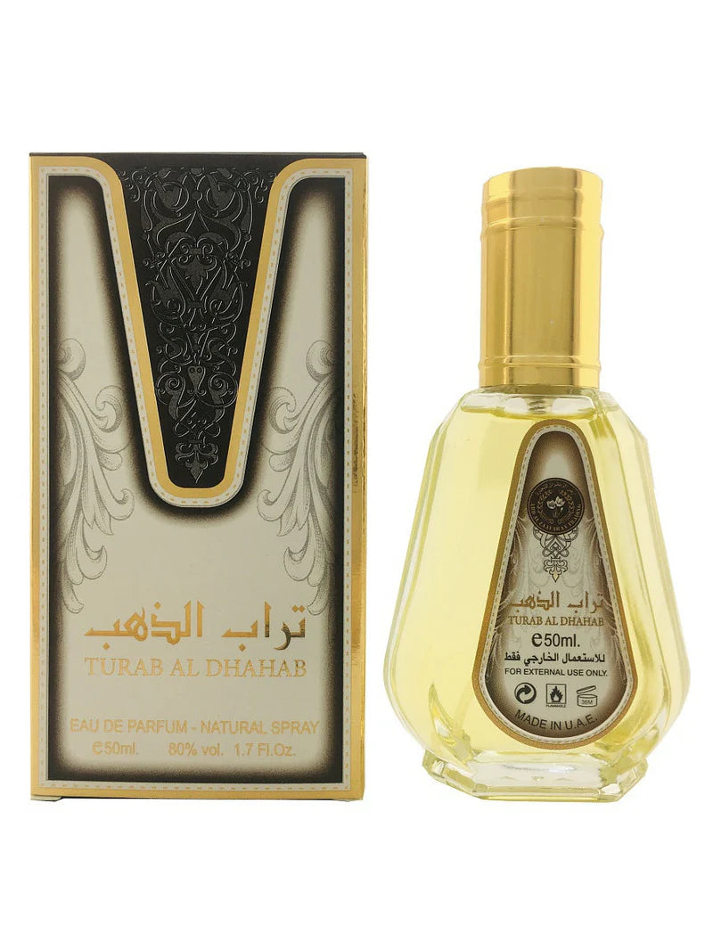 SPRAY TURAB AL DAHAB 50ML - ARD AL ZAAFARAN -DOZEN (12 pieces)