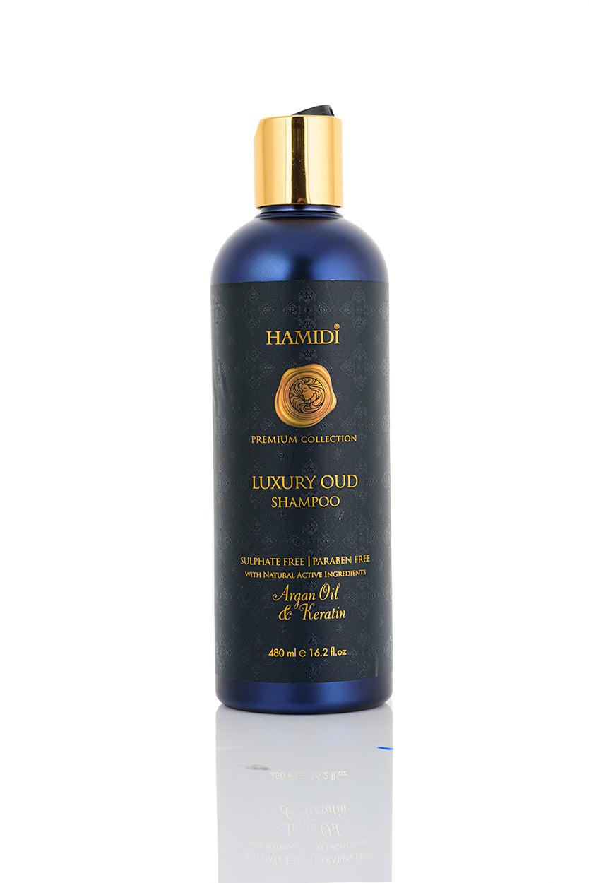 LUXURY OUD SHAMPOO 480ML COLLECTION - HAMIDI - DOZEN (12 pieces)